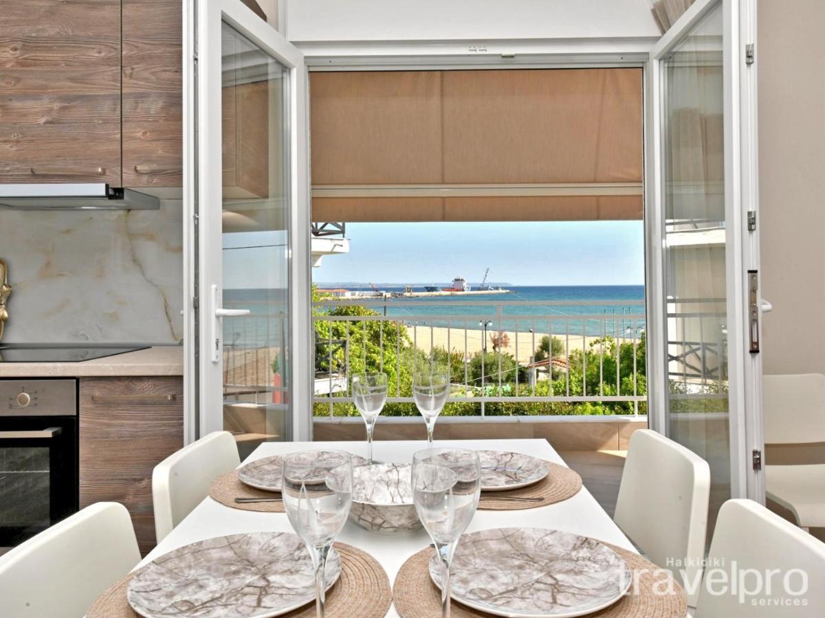 Sabbia Apartments Seafront By Rentalspro Services - Nea Moudania Halkidiki Eksteriør bilde
