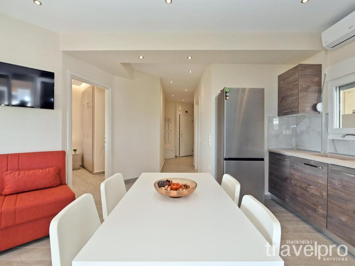 Sabbia Apartments Seafront By Rentalspro Services - Nea Moudania Halkidiki Eksteriør bilde